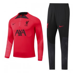 Dječji Liverpool Kit Quarter Zip Sweatshirt Za Trening 2022-23 Crvena